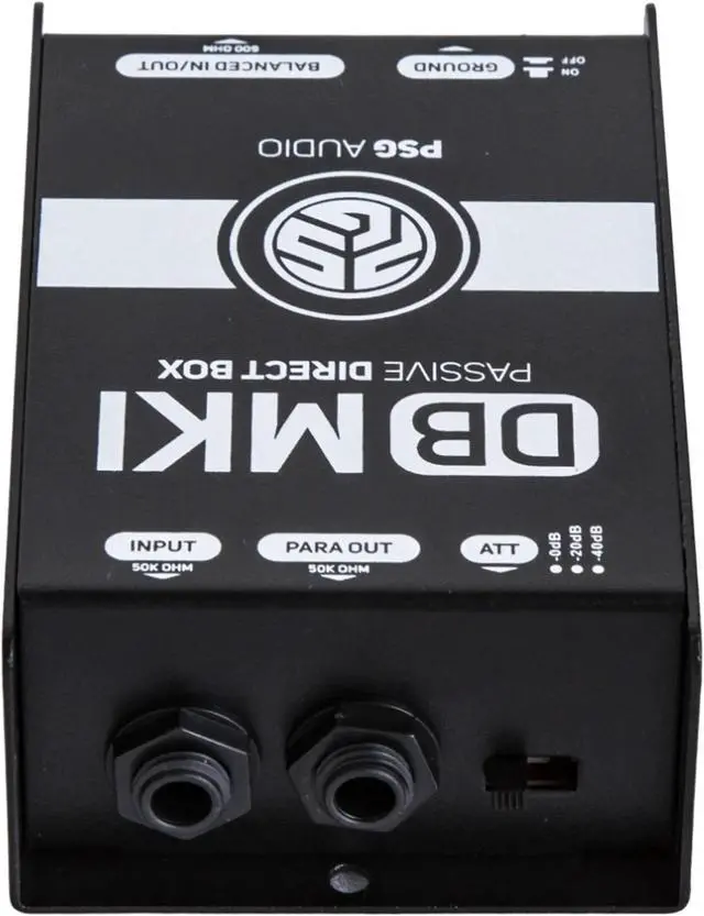 Alt view image 5 of 7 - PSG Audio DB-MKI Passive Direct Box with Ground Lift and Attenuator