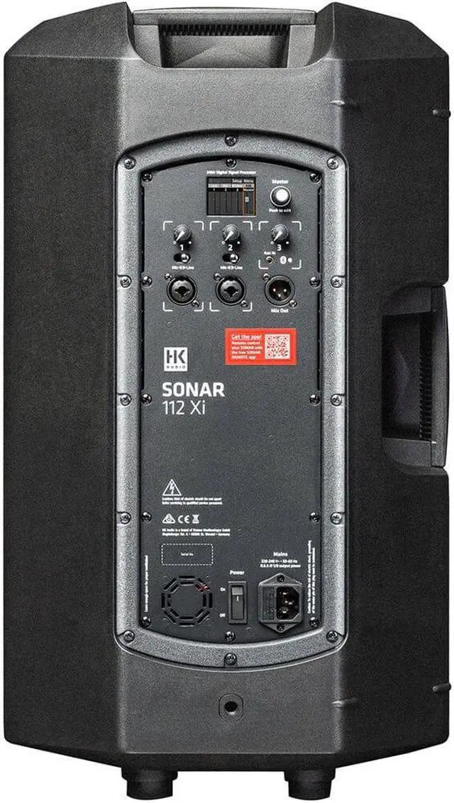 Alt view image 6 of 6 - (2) HK Audio Sonar 112 Xi 1200W 12 Powered Speaker Bundle