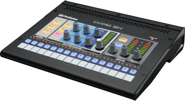 Alt view image 2 of 6 - PreSonus EarMix 16M AVB Personal Monitor Mixer, Tascam TH02, (2) 1/4 Cables, (2) Ethernet Cables 10FT Bundle