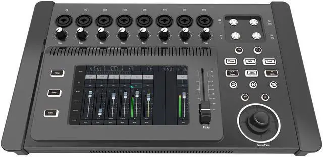 Alt view image 6 of 6 - (2) EAW RS121 1500W 12 Powered Loudspeaker, (2) EAW RS118 Sub, PSG AUDIO DM-1608 Mixer Bundle
