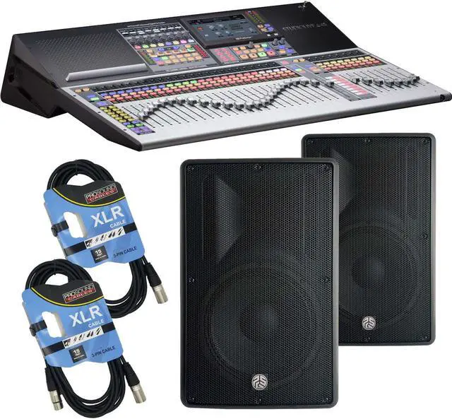 Main image of PreSonus StudioLive 64S Series III S 76-Channel Digital Mixing, (2) PSG Cobra 112, (2) XLR Cables Bundle