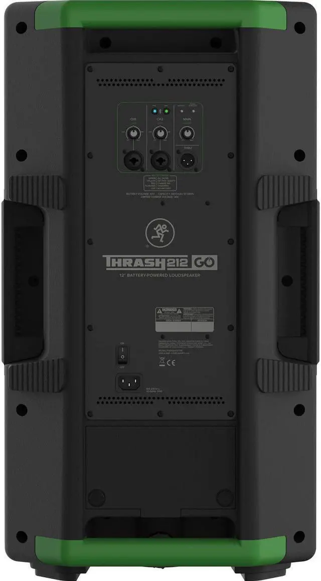 Alt view image 5 of 7 - Mackie Thrash212 GO 300W 12 Battery-powered, Gator Tote 12, XLR Cable Bundle