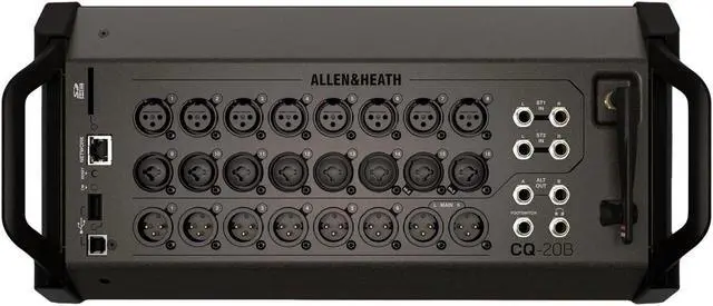 Alt view image 2 of 7 - Allen & Heath CQ-20B 20-channel Digital Mixer, PSG AUDIO MP-0919 Dual Wireless Mic Bundle
