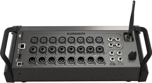 Alt view image 4 of 7 - Allen & Heath CQ-20B 20-channel Digital Mixer, PSG AUDIO MP-0919 Dual Wireless Mic Bundle