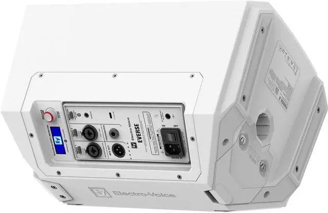 Alt view image 5 of 6 - (2) Electro-Voice Everse 8 Battery Speaker (White), (2) Electro-Voice Padded Tote Bundle