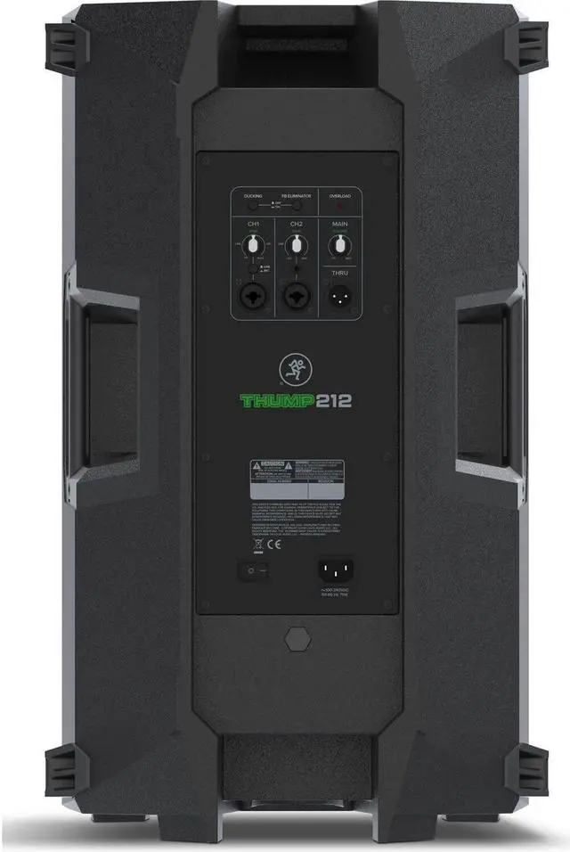 Alt view image 4 of 7 - (2) Mackie Thump212 12 1400W Active Speaker, Soundtrack MX-1002U, (2) SV100 Mics, (4) XLR Cables Bundle