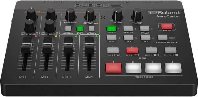 Alt view image 2 of 6 - Roland VRC-01 AeroCaster, Maono AU-A04 Bundle