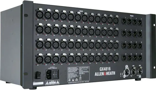 Alt view image 5 of 7 - Allen & Heath AVANTIS 64-Channel Digital Mixer  96kHz, Allen & Heath Dante, Allen & Heath GX4816, GLS Audio Ethercon 100FT Bundle
