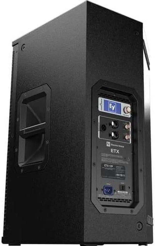 Alt view image 4 of 7 - Electro-Voice ETX-12P Powered Speaker, ETX12 Cover, Rock n Rolle Cart, XLR Cable Bundle