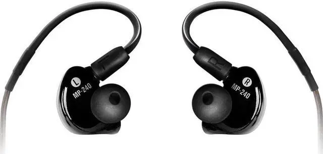 Alt view image 3 of 5 - Mackie MP-240 Hybrid In-Ear Headphones, 34PC Cleaning Kit headphones Bundle