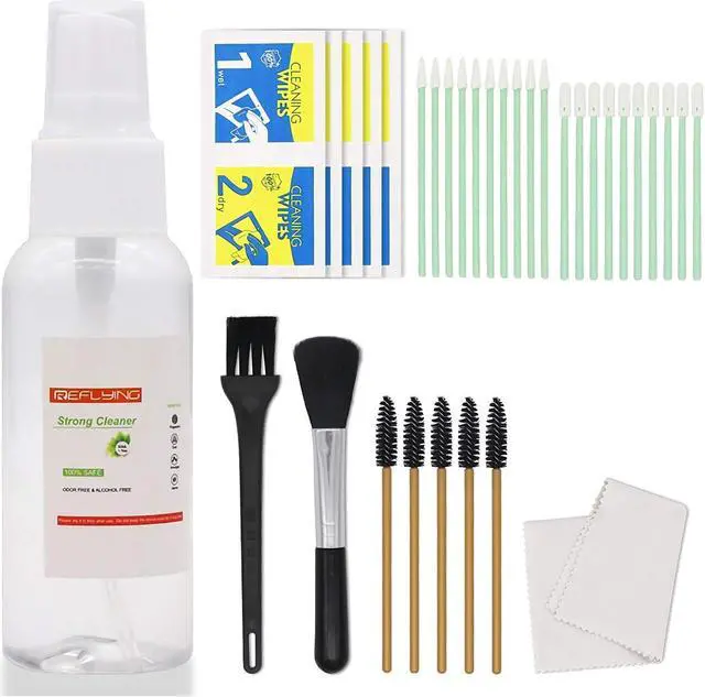 Alt view image 5 of 5 - Mackie MP-240 Hybrid In-Ear Headphones, 34PC Cleaning Kit headphones Bundle