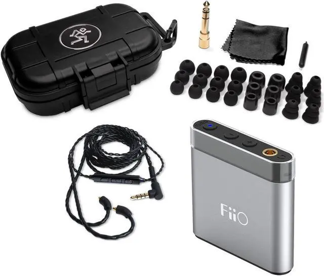 Main image of Mackie MP-240 Hybrid In-Ear Headphones, FiiO A1 Amp A1 Bundle