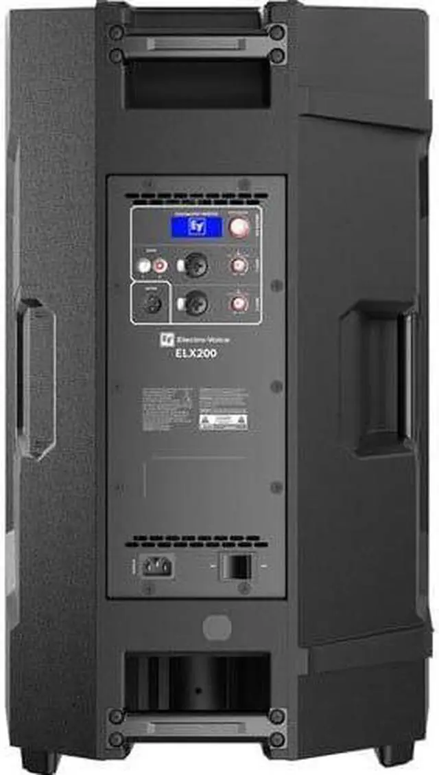 Alt view image 3 of 7 - (2) Electro-Voice ELX200-15P, (2) EV ELX200-12SP, (2) ELX200-15P Covers, (2) ELX200-12SP Covers, (2) Poles, SV100 Mic, (4) XLR Cables Bundle