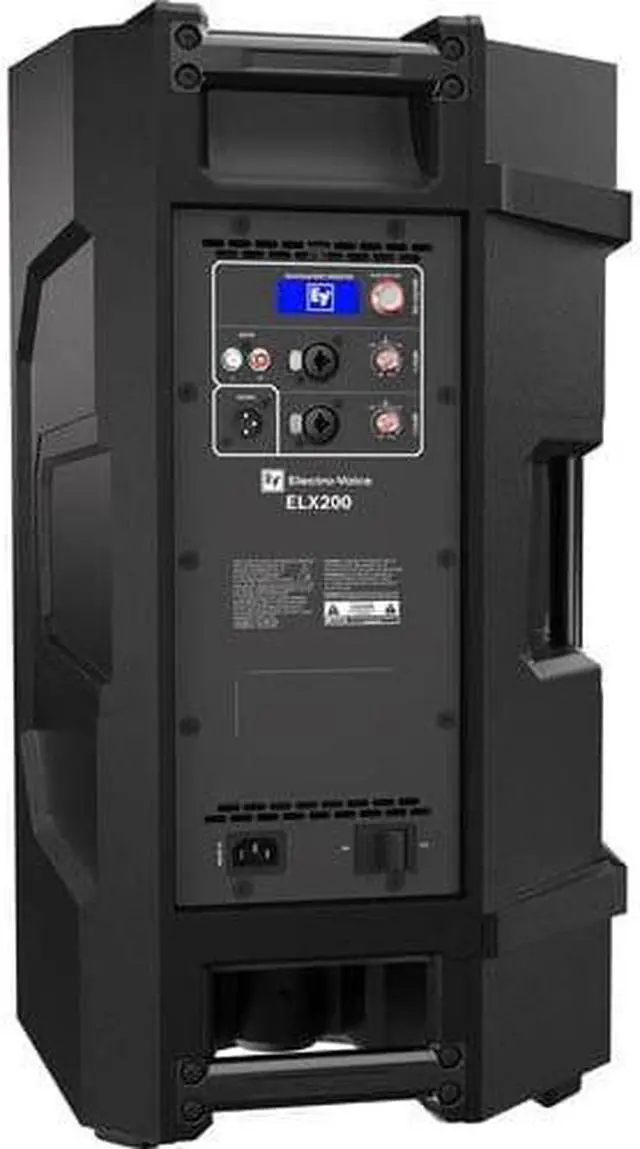 Alt view image 2 of 7 - (2) Electro-Voice ELX200-12P, (1) EV ELX200-18SP, (2) ELX200-12P Covers, (1) ELX200-18SP Cover, (2) Speaker Stands, SV100 Mic, (3) XLR Cables Bundle