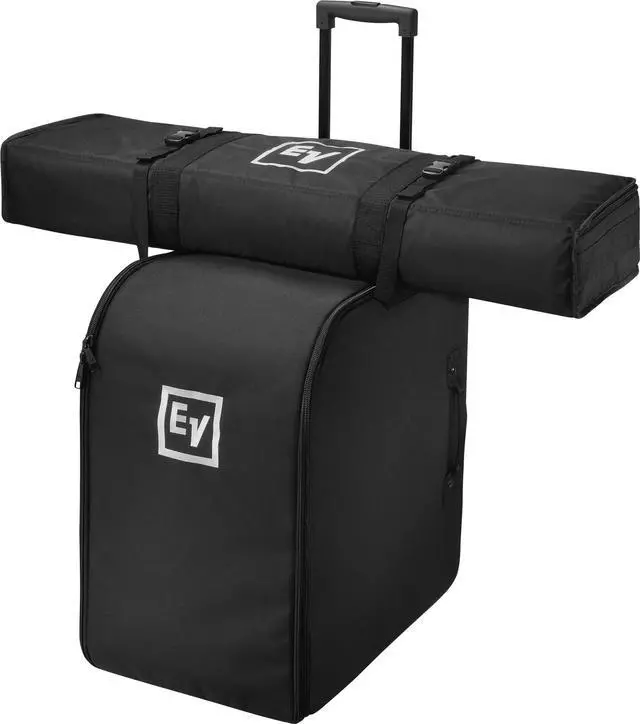 Alt view image 4 of 7 - Electro-Voice EVOLVE 30M  Carrying and Rolling Bag  Rock-N-Roller R2RT  Mic Stand  PG48 Mic  (2) XLR Cables