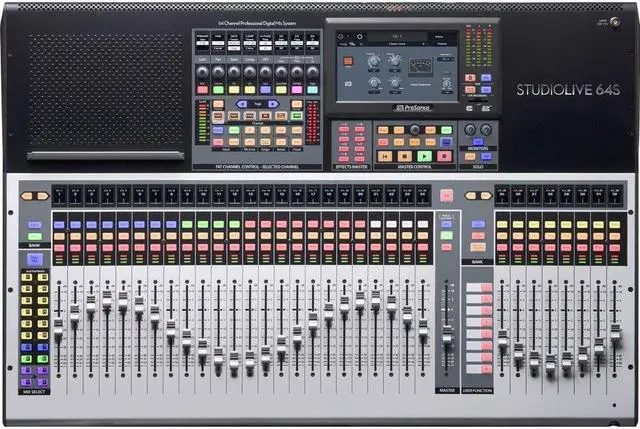 Alt view image 3 of 6 - PreSonus StudioLive 64S Series III S 76-Channel Digital Mixing Console/Recorder/Interface + Mackie THUMP12A Powered 12 Loudspeaker Pair 2600 Watt Bi-Amped Active DJ PA Speakers