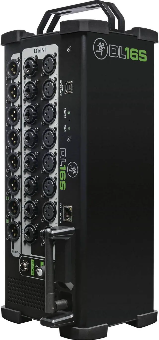 Alt view image 3 of 5 - Mackie DL16S 16-Channel Wireless Digital Live Sound Mixer with Built-In Wi-Fi + Seismic Audio SACB-6×25 6-Channel Low Profile XLR Send Sub Snake Cable