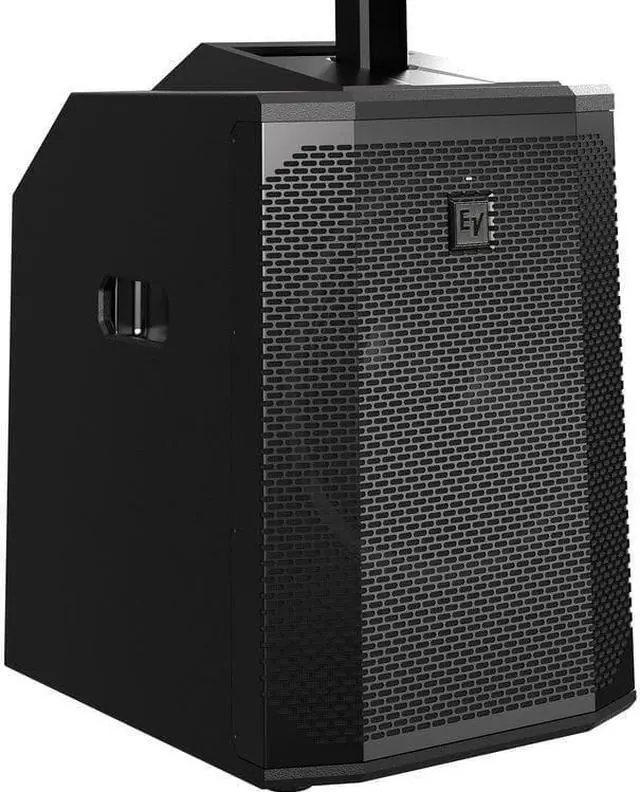 Alt view image 2 of 7 - ELECTRO-VOICE EVOLVE 50 COLUMN SPEAKER SYSTEM  BLACK COMPLETE AUDIO BUNDLE