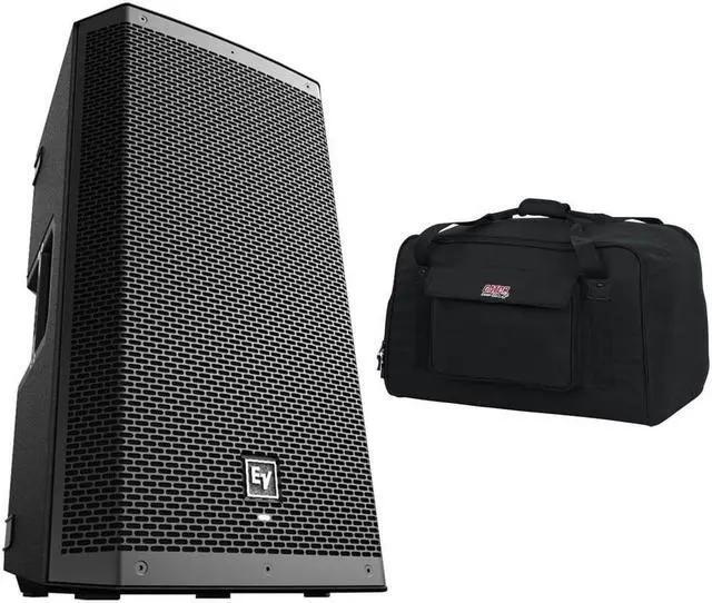 Main image of Electro-Voice ZLX-12BT 12 Powered Bluetooth Loudspeakers with Gator GPA-TOTE12 Speaker Ba