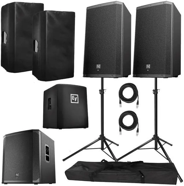 Main image of Electro-Voice ZLX-15BT Active 15 Bluetooth Speaker and Subwoofer Package