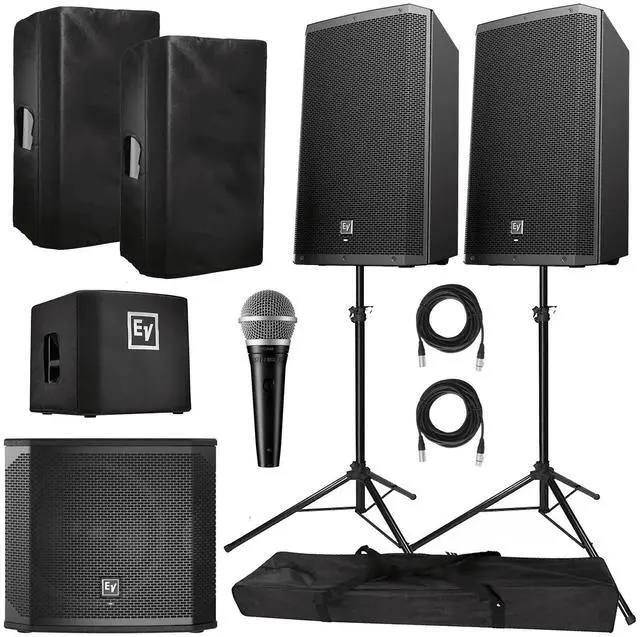 Main image of Electro-Voice ZLX-15BT Active 15 Bluetooth Speaker and Subwoofer Package