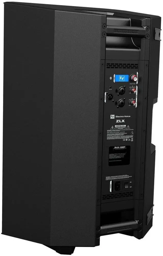 Alt view image 2 of 4 - (2) Electro-Voice ZLX-15BT 15 Powered Bluetooth Loudspeakers with Covers Package