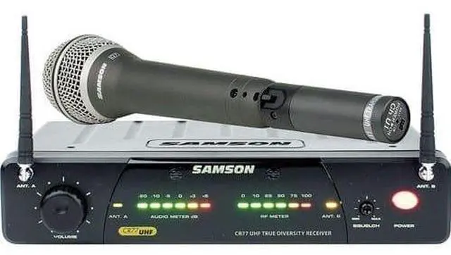 Alt view image 5 of 5 - Electro-Voice EKX-18SP 18 Powered Subwoofer + Samson AirLine 77 Handheld Wireless Microphone System