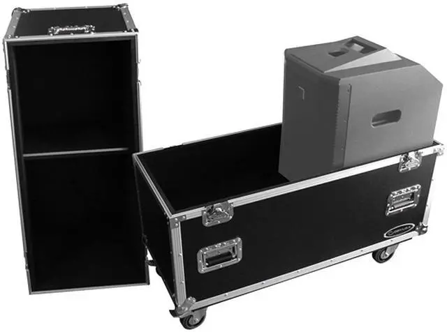 Alt view image 4 of 5 - Electro-Voice EVOLVE 50 Portable 1000W Bluetooth-Enabled Subwoofer and Column Speaker Kit (White) + ElectroVoice EVOLVE 50 White Portable Column System Case with Wheels [FZEVOLVEW] and Cables