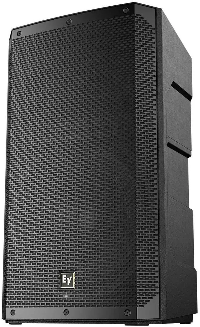 Alt view image 2 of 6 - 2x Electro-Voice ELX200-15P-US 15 2-Way 1200W Speakers w/ XLR Cables & Stands