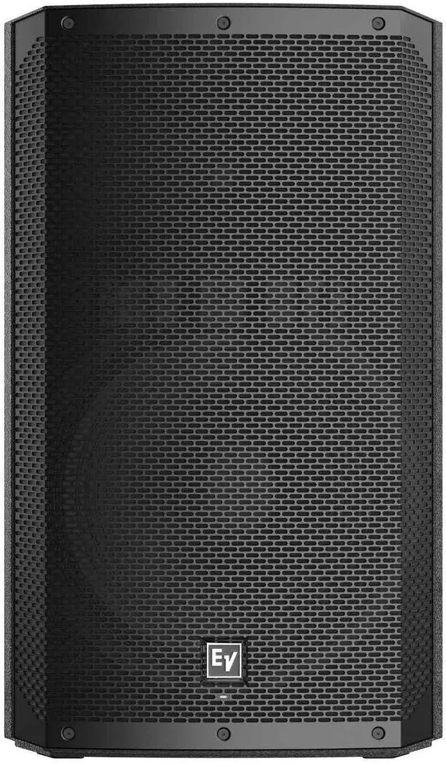 Alt view image 3 of 6 - 2x Electro-Voice ELX200-15P-US 15 2-Way 1200W Speakers w/ XLR Cables & Stands