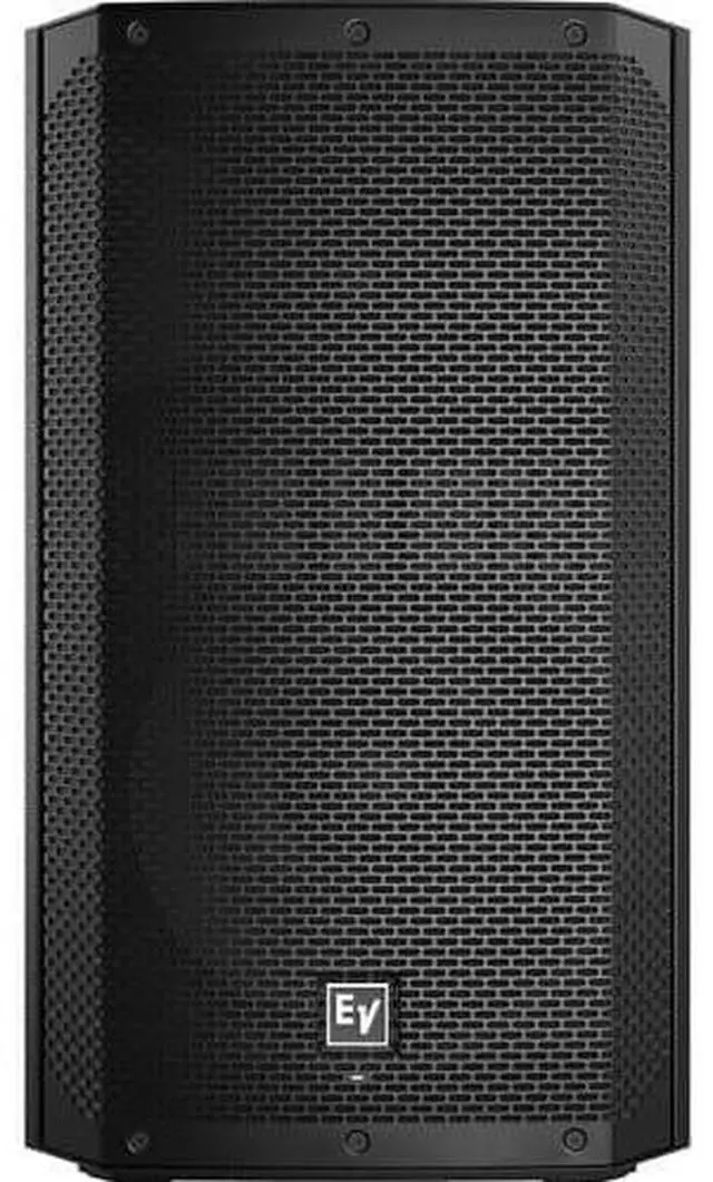 Alt view image 2 of 5 - Electro-Voice ELX200-12P 12 2-Way Powered Speakers & Speaker Stand (Pair) + XLR to XLR Cables and Microphone Package