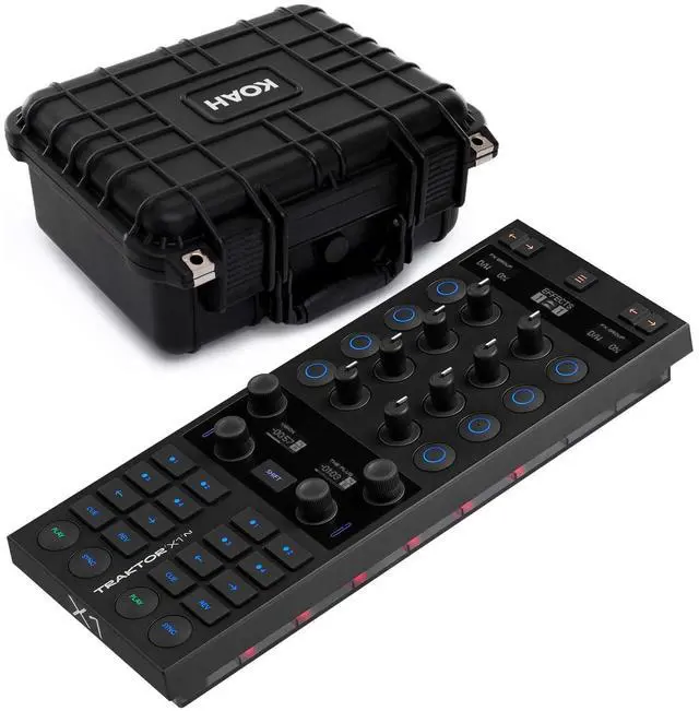 Main image of Native Instruments Traktor X1 MK3, Koah Weatherproof Hardcase 13x11x6 Bundle