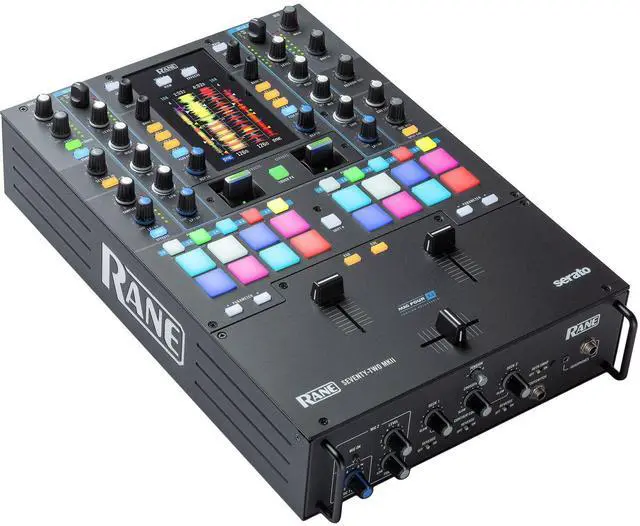 Alt view image 2 of 5 - Rane Seventy-Two MKII 2-channel DJ Mixer, (2) Technics SL-1200MK7 Turntables (Silver) Bundle