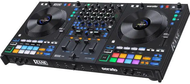 Alt view image 2 of 7 - Rane Four 4-channel DJ Controller, (2) KRK Rokit 5 G4, (2) XLR Cables, Tascam TH02 Bundle