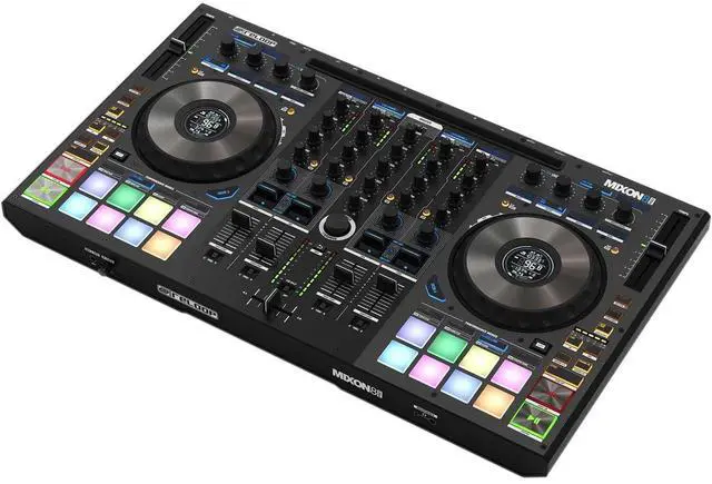 Alt view image 2 of 7 - Reloop Mixon 8 Pro 4-channel DJ Controller, Presonus Eris3.5, Tascam TH02, (2) 1/4 Cable Bundle