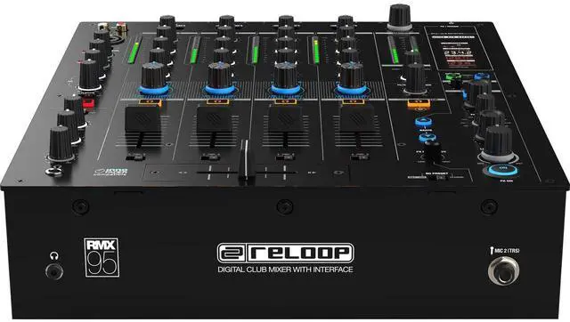 Alt view image 4 of 6 - Reloop RMX-95 Digital Club Mixer, Pioneer HDJ-X5, (2) XLR Cables Bundle