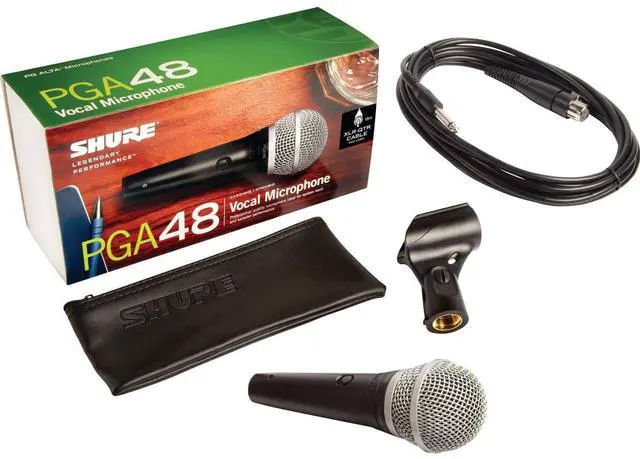 Alt view image 5 of 7 - Reloop RMX-95 Digital Club Mixer, Shure PG48, Laptop Stand, Tascam TH02, (3) XLR Cables Bundle