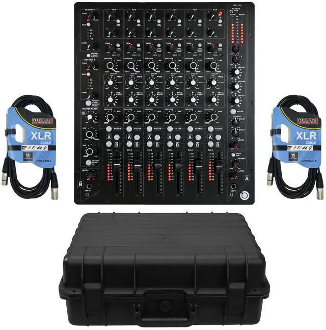 Main image of PLAYdifferently MODEL 1 DJ Mixer, Odyssey VUMODEL1, (2) XLR Cables Bundle