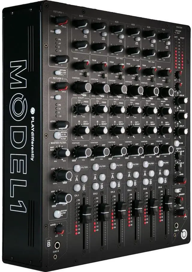 Alt view image 2 of 6 - PLAYdifferently MODEL 1 DJ Mixer, (2) KRK RP5G4 Monitors, (2) XLR Cables Bundle