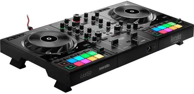 Alt view image 2 of 7 - Hercules DJControl Inpulse 500 2-channel DJ Controller, Presonus Eris3.5, Tascam TH02, (2) 1/4 Cables, SV100 Mic, XLR Cable Bundle