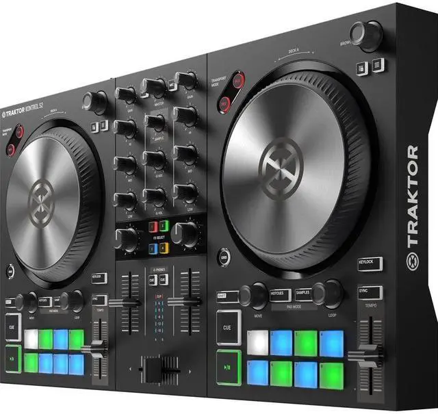 Alt view image 4 of 7 - Native Instruments TRAKTOR KONTROL S2 MK3, Presonus Eris3.5, Tascam TH02, RCA Cables Bundle