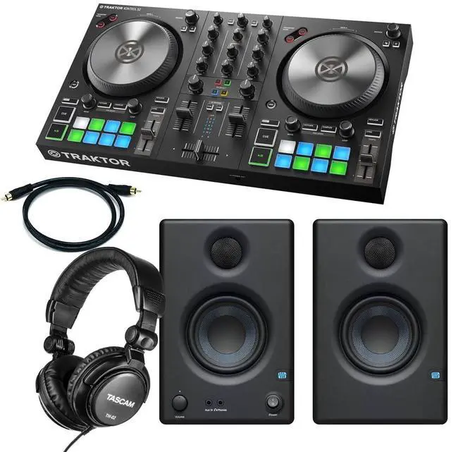 Main image of Native Instruments TRAKTOR KONTROL S2 MK3, Presonus Eris3.5, Tascam TH02, RCA Cables Bundle