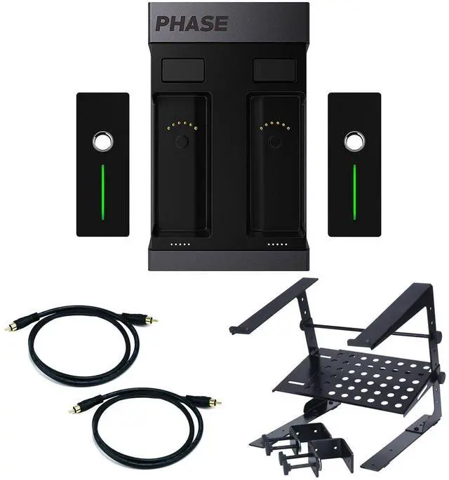 Main image of MWM Phase Essential Wireless DVS Controller, Laptop Stand, RCA Cables (Included) Bundle
