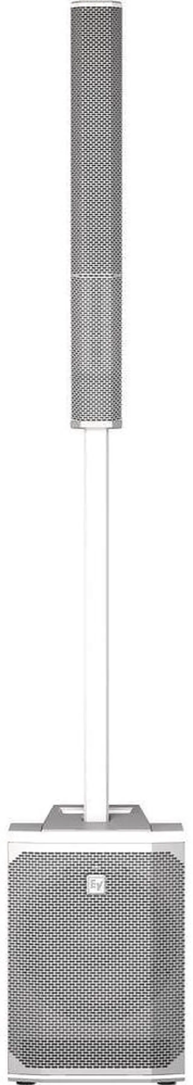 Alt view image 3 of 5 - Electro-Voice EVOLVE 50 White Portable 1000W Bluetooth + Electro-Voice Evolve 50 Column Speaker Carrying Case with Wheels and Cable