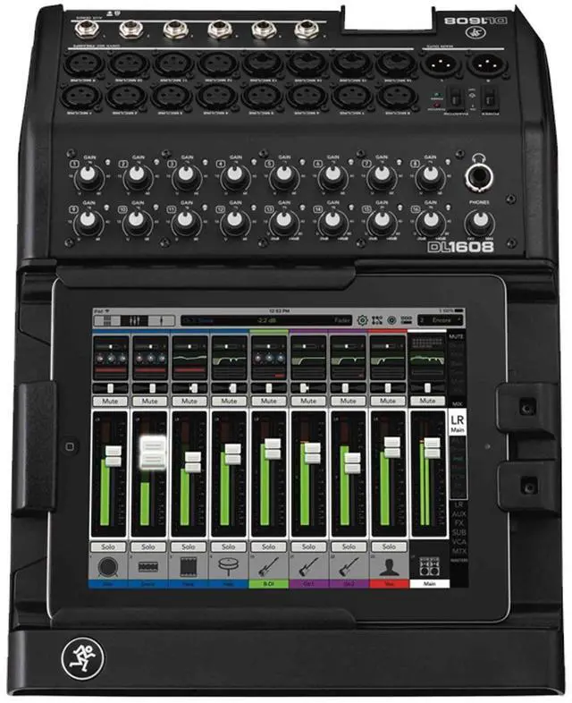 Alt view image 4 of 7 - Electro-Voice EVOLVE 50 Black Portable 1000W Bluetooth (Pair) + Mackie DL1608 + iPad (10.2-Inch, Wi-Fi, 32GB) + Bags + Cables