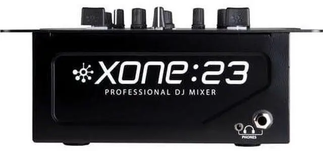 Alt view image 3 of 5 - Allen & Heath XONE:23  2+2 Channel DJ Mixer + Tascam TH-07 High-Definition Monitor Headphones (Black)