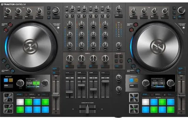 Alt view image 3 of 6 - Native Instruments TRAKTOR KONTROL S4 MK3 + Mackie THUMP15A Powered 15 Loudspeaker Pair & Stands Packages