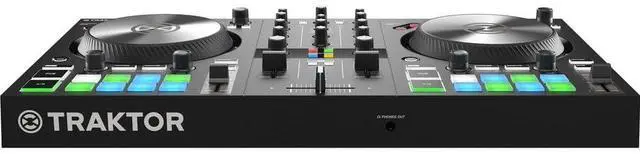 Alt view image 5 of 6 - Native Instruments TRAKTOR KONTROL S2 MK3 + V-MODA Crossfade LP2 Special Edition (Matte Black)