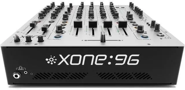 Alt view image 4 of 6 - Allen & Heath XONE:96 Professional 6-Channel Analog DJ Mixer + ProX XS-M12LT Mixer Case with Laptop Shelf + Audio-Technica ATH-M50X and Cables