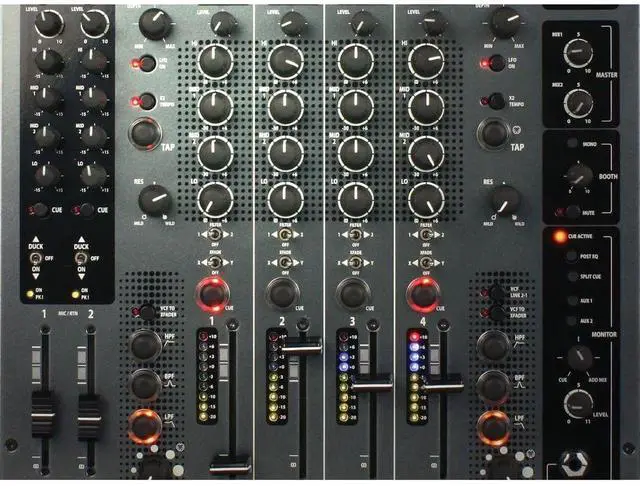 Alt view image 4 of 6 - Allen & Heath XONE:92S Professional Six-Channel Club Install DJ Mixer + ProX CD Case for Large Format Media Player and Audio-Technica ATH-M50X